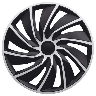 Produktbild von AutoStyle 4er Set Radzierblenden Turbo 14-Zoll Silber/Schwarz