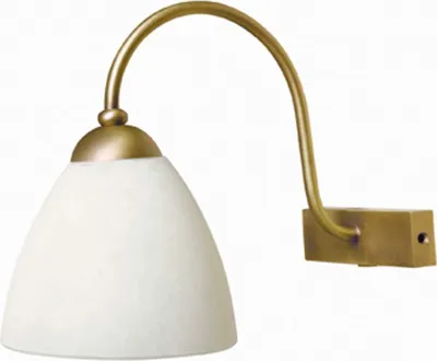 Produktbild von Wandleuchte, gold, weiß, H 155 cm