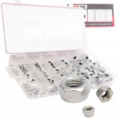 Obrázek produktu pro MAR-POL Samojistící matice, sada 146ks M66473