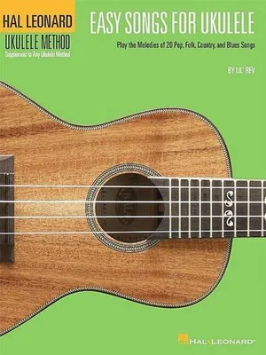 Immagine prodotto di Easy Songs for Ukulele Hal Leonard Ukulele Method Beginner Ukulele Songbook with Chords and Lyrics Features the Beatles, Elvis, Johnny Cash, Simon and Garfunkel, and More