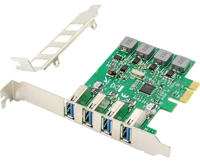 Produktbild von DIGITUS PCI Expr Card 4x USB 3.0                    inkl. LP