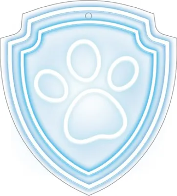 Image de Forever Néon LED suspendu sur plexiglas Paw Patrol Veilleuses - Patte - OW-130246