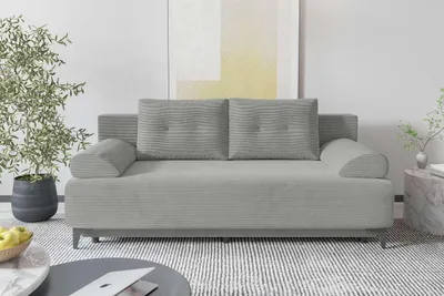 Produktbild von 99rooms Fiora Schlafsofa Cordstoff POSO Hellgrau