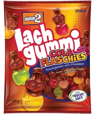 Produktbild von nimm2 Lachgummi Cola Flaschies 200g