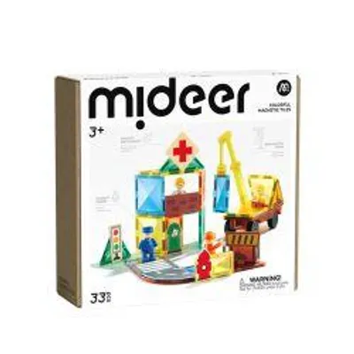 Produktbild von Mideer Mein erster Magnetbausatz Helden der Stadt 33 Teile