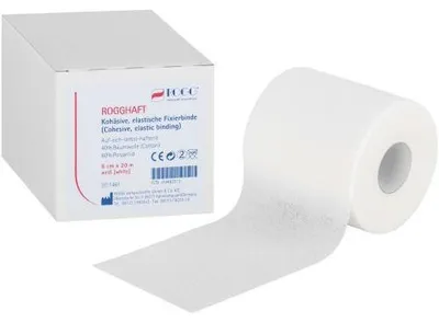 Produktbild von Rogghaft Fixierbinde elast.cohäs.8 cmx20 m weiß 1 St