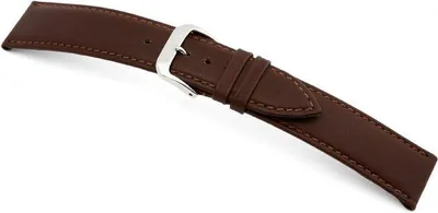 Produktbild von Happel Lederband Arezzo 24mm mokka, glatt