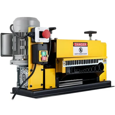 Image de Pince à dénuder électrique VEVOR 220 V, pince à dénuder multiple 0,37 kW, machine à dénuder à vitesse variable, pince à dénuder 10 lames et 11 trous