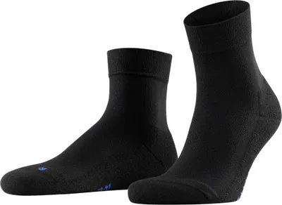 Produktbild von FALKE Herren Quarter-Socken - Cool Kick, Socken, Polyester, Logo, einfarbig Schwarz  44-45