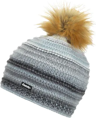 Produktbild von Eisbär Mikata Lux Mütze für Damen mit Bommel, Größe:Einheitsgröße, Farbe:Grau