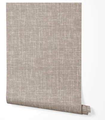 Produktbild von Vliestapete Taupe Grau Struktur Stoffoptik Minimalistisches Abstraktes Muster Modernes Skandinavisches Design Wohnzimmer Schlafzimmer Flur Büro Neutral Elegante UV-beständige Tapete 10m x 0.5m