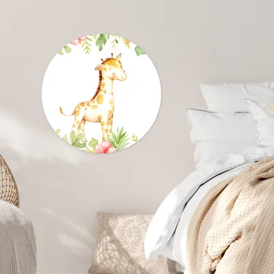 Produktbild von MuchoWow® - Wand Kreis - Wand Bild - Foto Tapete - Selbstklebende - Wohnzimmerdekoration - Wand Dekoration - Kinderzimmer