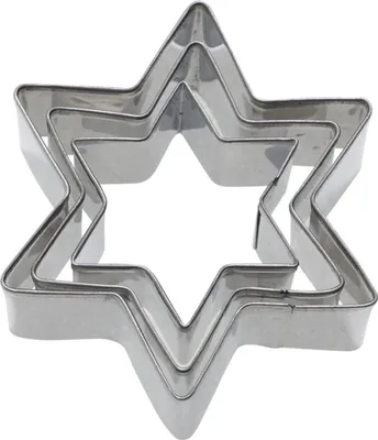 Immagine prodotto di Westmark 3 Terrassen-Ausstechformen Stern 4,5,6 cm, lose mit EAN, 35222291
