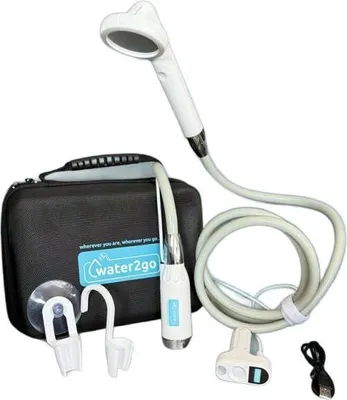 Image de Douche touristique sans fil avec batterie rechargeable water2go