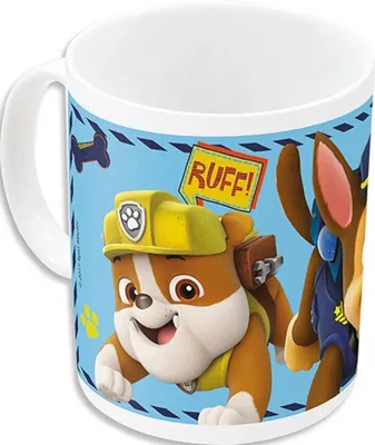 Produktbild von Stor Paw Patrol, Einzelbild, 0,325 l, Becher, Universal, Mehrfarbig, Weiß, Keramik