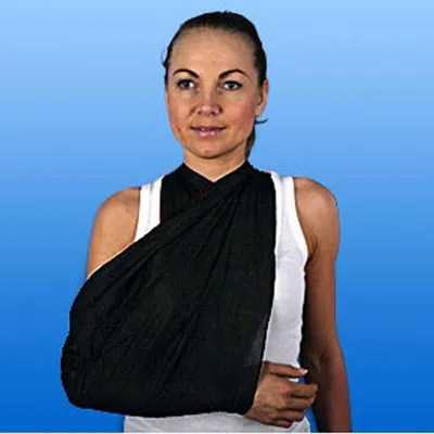 Produktbild von Armtragetuch Schwarz Viskosegewebe