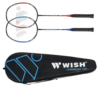 Obrázok produktu pre Sada bedmintonových rakiet - 2 rakety, vrátane loptičiek