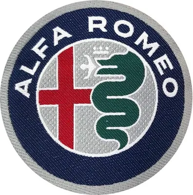 Produktbild von Alfa Romeo Selbstklebende Patch Offizielle Logo, 75 mm