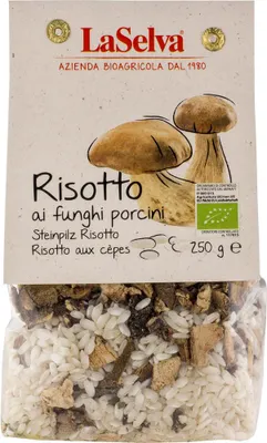 Produktbild von LaSelva Risotto mit Steinpilzen neue Rezeptur - 250g