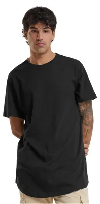 Produktbild von Urban Classics Herren Shaped Long Tee T-Shirt, Schwarz (black), 5XL