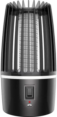 Immagine prodotto di Cattura-insetti elettrico da 4000 mAh, luce UV 2 in 1, ricaricabile tramite USB, 360 gradi, per interni ed esterni, terrazza, giardino, campeggio
