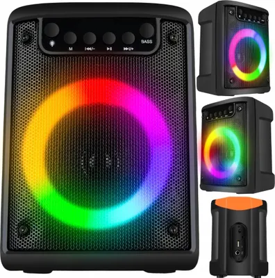 Produktbild von Drahtloser Lautsprecher Bluetooth 500W Tragbares Radio Fm Usb Sd Mobile Led