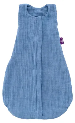 Produktbild von Träumeland Sommerschlafsack LIEBMICH Musselin, Größe:90, Design:Hellblau
