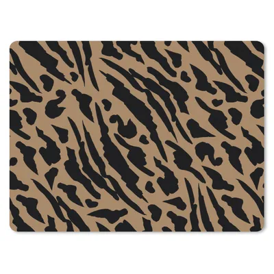 Produktbild von MuchoWow® Mauspad Mousepad Muster - Design - Pantherdruck 40x30 cm - Mousepads - Maus Mat - Pad - Mausunterlage - Anti Rutsch