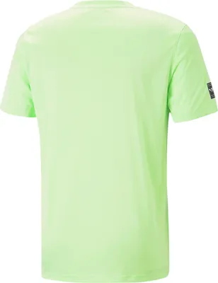 Produktbild von Puma Fit Trainings-T-Shirt Herren fizzy lime schwarz Gr M