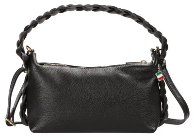 Produktbild von Florence Leder Tasche Damen Umhängetasche schwarz 9x25x14cm OTF849S1