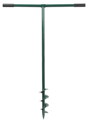 Image de Alberts 658083 Foret de sol, laqué vert, longueur totale 1000 mm, filetage Ø100 mm x 230 mm