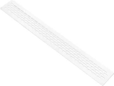 Zdjęcie produktu dla Kratka wentylacyjna meblowa biała 60x480 mm kratka meblowa biała
