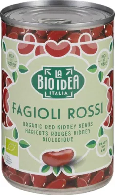FASOLKA CZERWONA KIDNEY W ZALEWIE BIO 400 g (240 g) - LA BIO IDEA