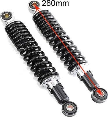 Image de Amortisseur 280mm pour Simson Schwalbe KR51/1 KR51/2 paire # SR32