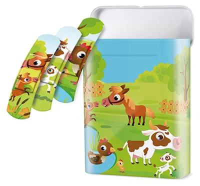 Produktbild von Lifemed Wundpflaster Kids - Farmtiere 40 Stück