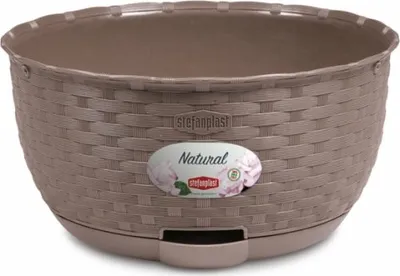 Obrázek produktu pro Žardinka samozavlažovací NATURAL plastová d30x15cm