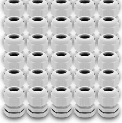 Produktbild von 100x ARLI Kabelverschraubungen grau M20 x 1,5 mm IP67