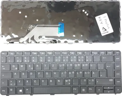 Obrázok produktu pre GERMAN - Čierna klávesnica Klávesnica kompatibilná s HP ProBook 445 G4