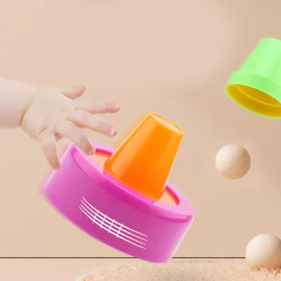 Produktbild von Stapelbecher-Spielset in verschiedenen Farben, Geschwindigkeitstraining, frühpädagogisches Babyspielzeug 6616