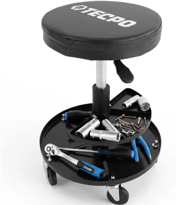 Produktbild von TECPO Werkstatt-Arbeitssitz mit 5 Rollen