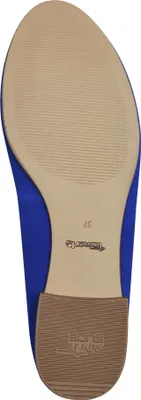 Produktbild von Tamaris Damen Ballerina Velours Leder Schleife TOUCHit Fußbett 1-22166-44, Größe:37 EU, Farbe:Blau