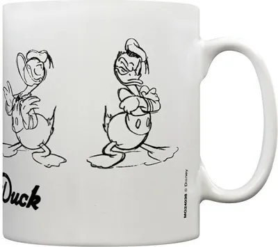 Produktbild von Disney - Kaffeebecher, Skizze PM2066 (Einheitsgröße) (Weiß)