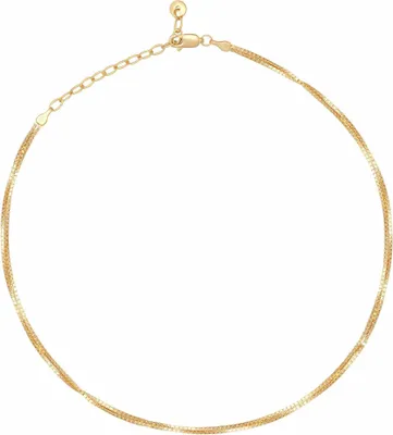 Produktbild von cai Collier Choker 925/- Sterling Silber 37cm gelb ohne Stein 360252589-37-1