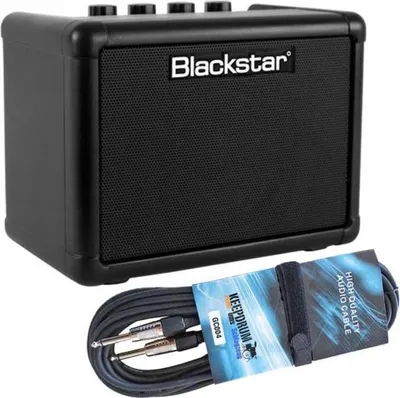 Zdjęcie produktu dla Blackstar FLY 3 Mini wzmacniacz gitarowy czarny z kablem