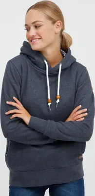 Produktbild von OXMO OXUlrika Damen Kapuzenpullover Hoodie Pullover mit Kapuze