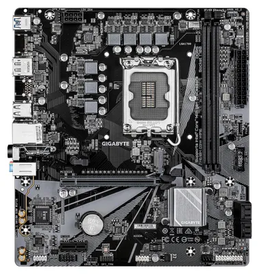 Produktbild von Gigabyte H610M D3W WIFI6 - 1.1 - Motherboard - micro ATX - LGA1700 Sockel - H610 Chipsatz - USB-C 3.2 Gen 1, USB 3.2 Gen 1 - Wi-Fi 6, Bluetooth, Gigabit LAN - Onboard-Grafik (CPU erforderlich)