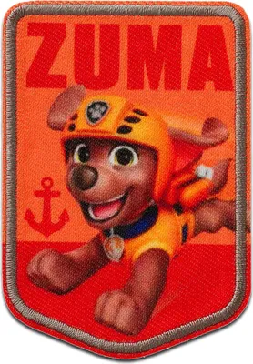 Produktbild von Mono-Quick Paw Patrol Zuma - Aufnäher, Bügelbild, Aufbügler, Applikationen, Patches, Flicken, zum aufbügeln, Größe: 7,8 x 5,5 cm