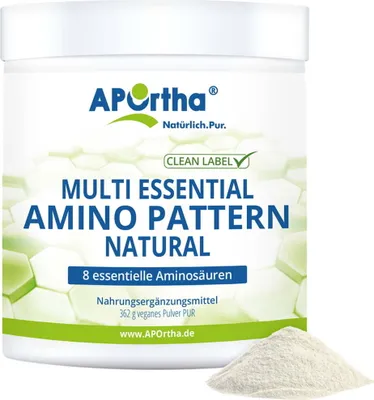 Produktbild von Amino Pattern Pulver PUR - NATURAL - 362 g veganes Pulver
