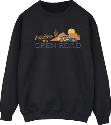 Produktbild von Disney - "Cars Explore The Open Road" Sweatshirt für Damen BI11971 (L) (Schwarz)