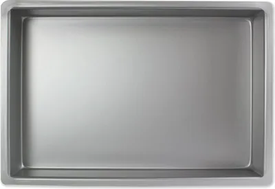Productafbeelding van Rechthoekige bakvorm van aluminium, 203 x 304 x 51 mm (20 x 30 x 5 cm) - Duurzaam en veelzijdig